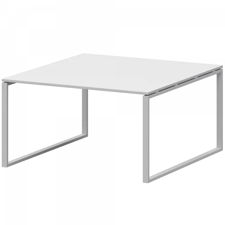 Стол переговорный на металлокаркасе АМП.О-003.123 Белый/Белый 1400x1236x760 Арго-М