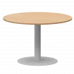 Стол круглый АМ-Д120 Ольха/Белый 1200x1200x760 Арго-М