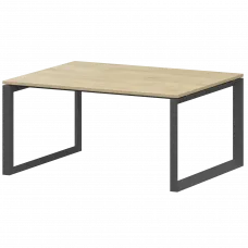 Стол переговорный на металлокаркасе НТМП.О.140.11 Баттл Рок/Антрацит 1400x1100x750 Аргентум-МП