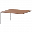 Модуль стола переговорного АМЭ-005.123 Терракота/Белый 1800x1236x760 Арго-М