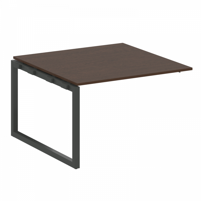 Метал Систем Куатро Проходной элемент перег. стола на О-образном м/к 50БО.ППРГ-2 Венге Цаво/Металл А