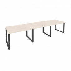 Onix Стол переговорный O.MO-PRG-3.2 Денвер Светлый/Металл Антрацит 3540*980*750