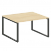 Metal System Переговорный стол (1 столешница) на О-образном м/к БО.ПРГ-1.3 Акация Лорка/Металл Антра