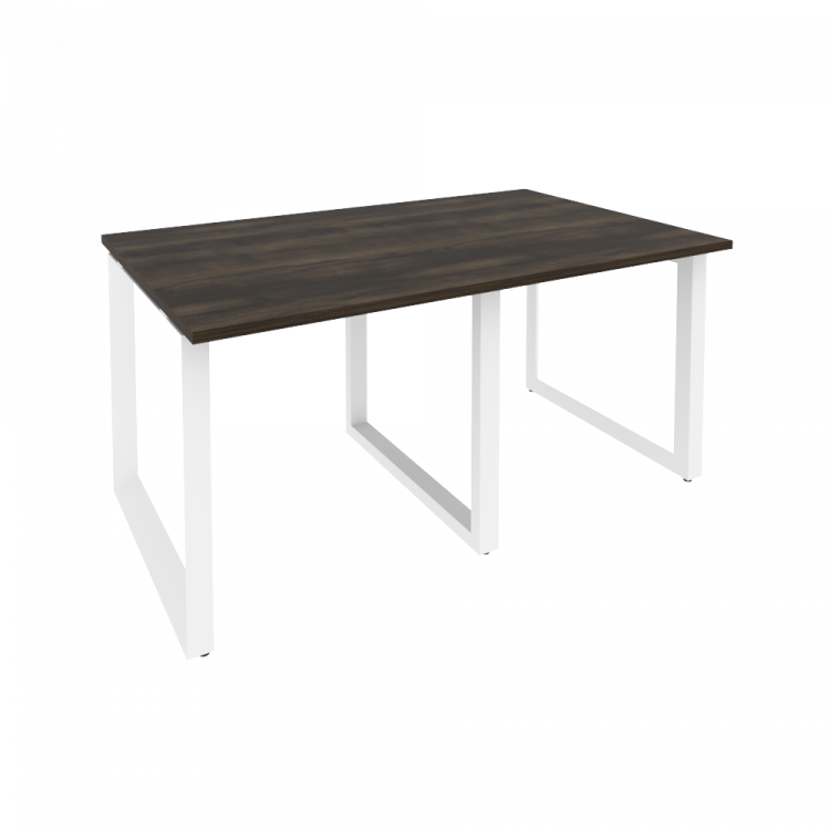 Onix Стол переговорный O.MO-PRG-2.0 Дуб Мали/Металл Белый 1560*980*750