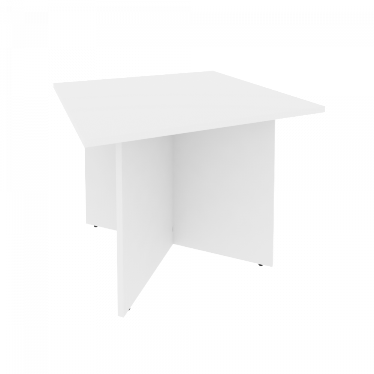 Onix Стол переговорный O.PRG-1 Белый Бриллиант 980*980*750