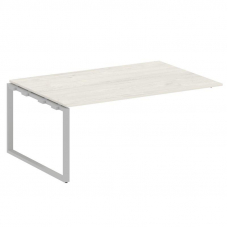 Metal System Проходной элемент перег. стола на О-образном м/к БО.ППРГ-5 Дуб Наварра/Металл Серый 180