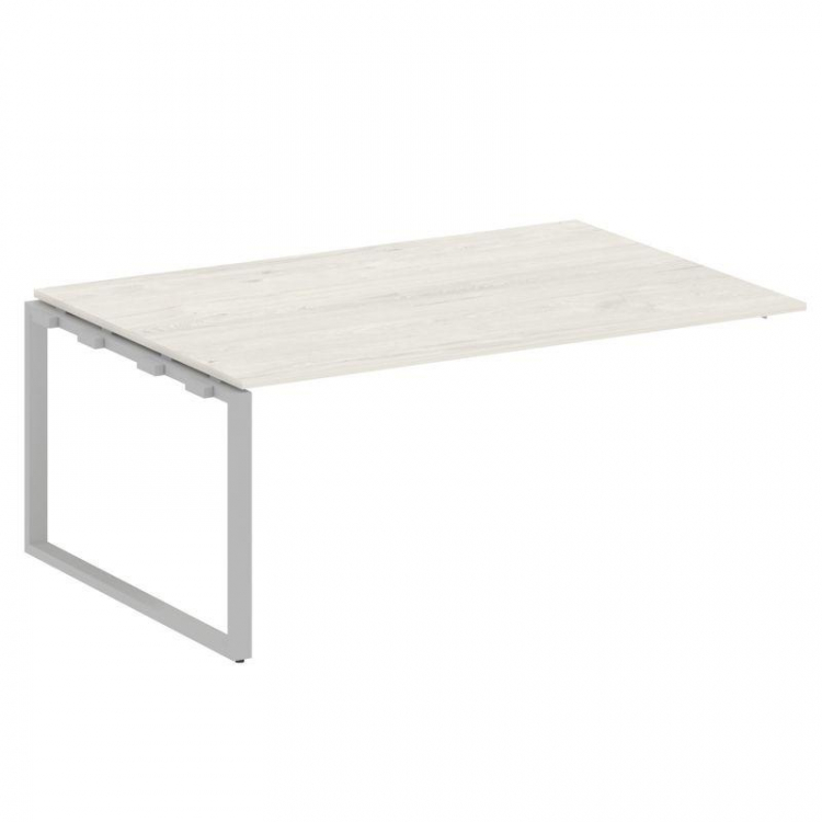 Metal System Проходной элемент перег. стола на О-образном м/к БО.ППРГ-5 Дуб Наварра/Металл Серый 180