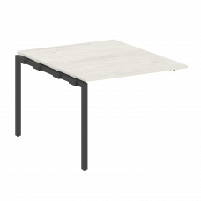 Metal System Quattro Проходной элемент перег. стола на П-образном м/к 40БП.ППРГ-1 Дуб Наварра/Металл