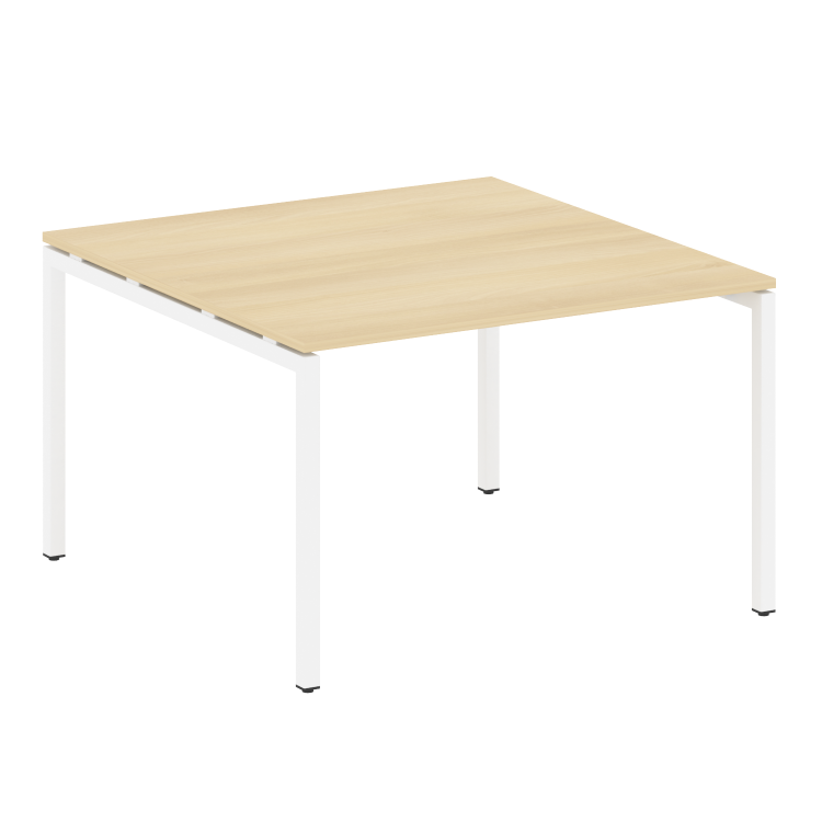 Metal System Quattro Переговорный стол (1 столешница) на П-образном м/к 40БП.ПРГ-1.2 Акация Лорка/Ме