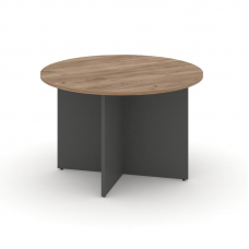 Style Project Стол переговорный кругл. SN-D.SPRG-004 Дуб Табак/Антрацит 1180*1180*750