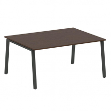 Metal System Переговорный стол (1 столешница) на А-образном м/к БА.ПРГ-1.4 Венге Цаво/Металл Антраци