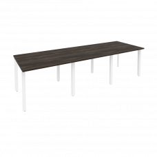 Onix Стол переговорный O.MP-PRG-3.1 Дуб Мали/Металл Белый 2940*980*750