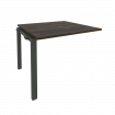 Onix Проходной наборный элемент переговорного стола O.MP-NPRG-1 Дуб Мали/Металл Антрацит 980*980*750