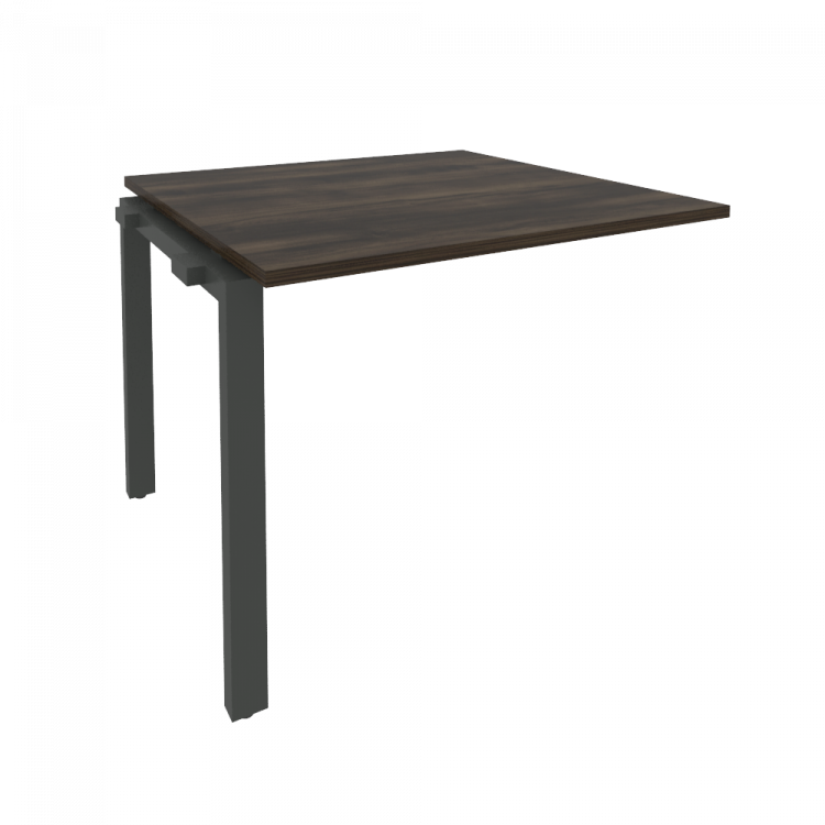 Onix Проходной наборный элемент переговорного стола O.MP-NPRG-1 Дуб Мали/Металл Антрацит 980*980*750