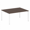 Metal System Quattro Переговорный стол (1 столешница) на П-образном м/к 50БП.ПРГ-1.4 Венге Цаво/Мета