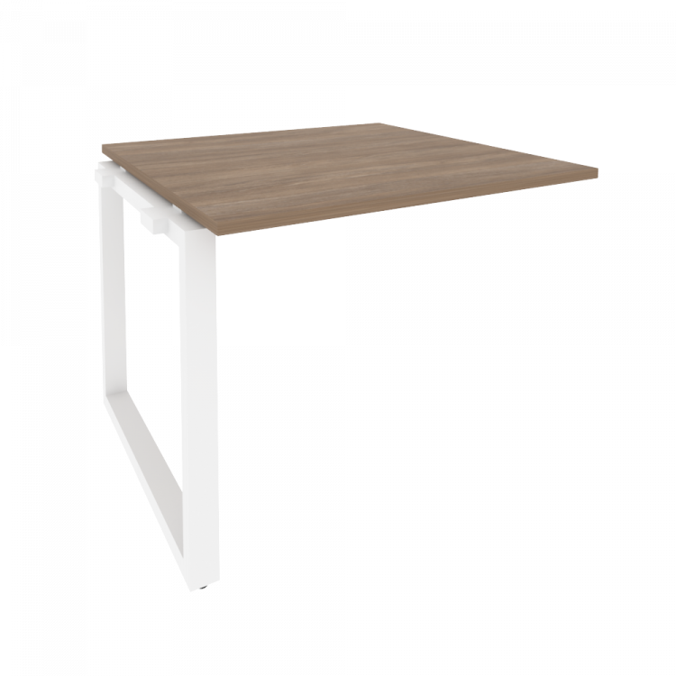 Onix Проходной наборный элемент переговорного стола O.MO-NPRG-1 Дуб Аризона/Металл Белый 980*980*750