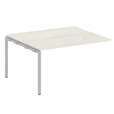 Metal System Quattro Проходной элемент перег. стола на П-образном м/к 40БП.ППРГ-3 Дуб Наварра/Металл