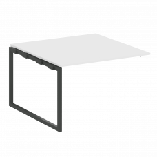 Metal System Quattro Проходной элемент перег. стола на О-образном м/к 40БО.ППРГ-2 Белый/Металл Антра