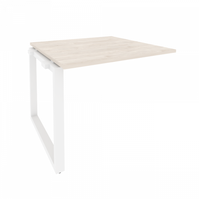 Onix Проходной наборный элемент переговорного стола O.MO-NPRG-1 Денвер Светлый/Металл Белый 980*980*