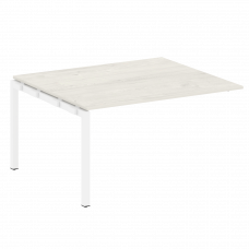 Metal System Quattro Проходной элемент перег. стола на П-образном м/к 50БП.ППРГ-3 Дуб Наварра/Металл