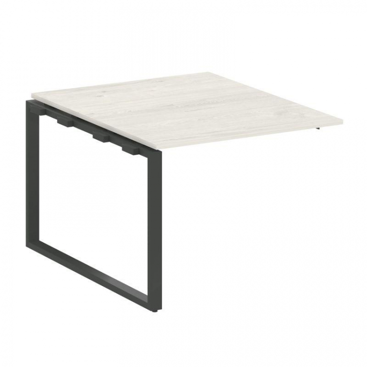 Metal System Проходной элемент перег. стола на О-образном м/к БО.ППРГ-1 Дуб Наварра/Металл Антрацит