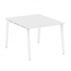 Metal System Переговорный стол (1 столешница) на А-образном м/к БА.ПРГ-1.1 Белый/Металл Белый 1000*1