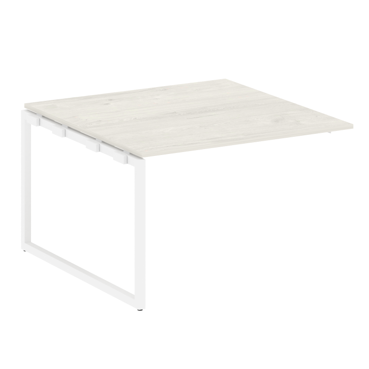 Metal System Quattro Проходной элемент перег. стола на О-образном м/к 40БО.ППРГ-2 Дуб Наварра/Металл