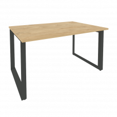 Onix Стол переговорный O.MO-PRG-1.3 Тиквуд Светлый/Металл Антрацит 1380*980*750