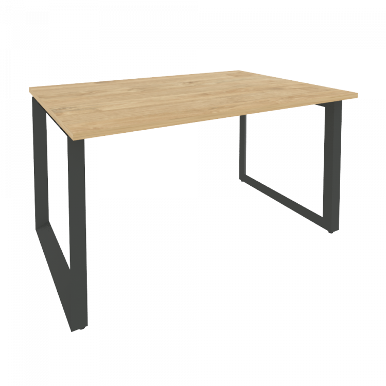 Onix Стол переговорный O.MO-PRG-1.3 Тиквуд Светлый/Металл Антрацит 1380*980*750