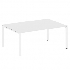 Metal System Переговорный стол (1 столешница) на П-образном м/к БП.ПРГ-1.5 Белый/Металл Белый 1800*1