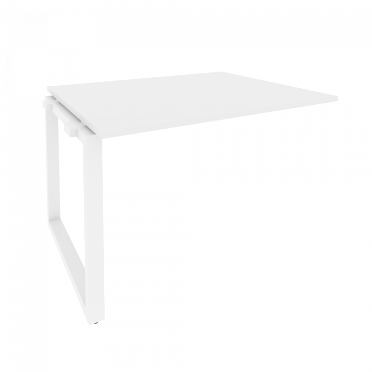 Onix Проходной наборный элемент переговорного стола O.MO-NPRG-2 Белый Бриллиант/Металл Белый 1180*98