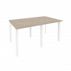 Onix Стол переговорный O.MP-PRG-2.0 Дуб Аттик/Металл Белый 1560*980*750