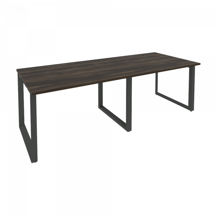 Onix Стол переговорный O.MO-PRG-2.2 Дуб Мали/Металл Антрацит 2360*980*750