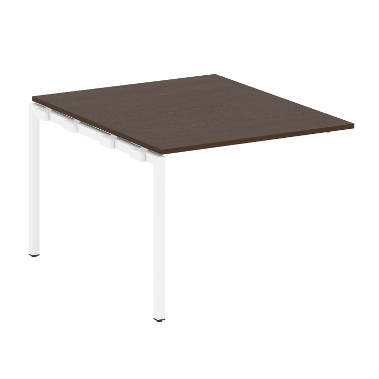 Metal System Quattro Проходной элемент перег. стола на П-образном м/к 40БП.ППРГ-1 Венге Цаво/Металл