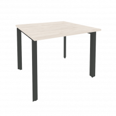 Onix Стол переговорный O.MP-PRG-1.1 Денвер Светлый/Металл Антрацит 980*980*750