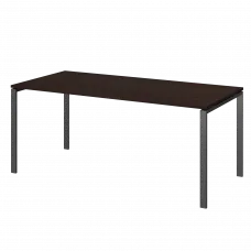 Стол на металлокаркасе для заседаний АМ-0058 Дуб венге/Антрацит 1800x850x760 Арго-М