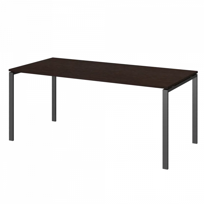 Стол на металлокаркасе для заседаний АМ-0058 Дуб венге/Антрацит 1800x850x760 Арго-М