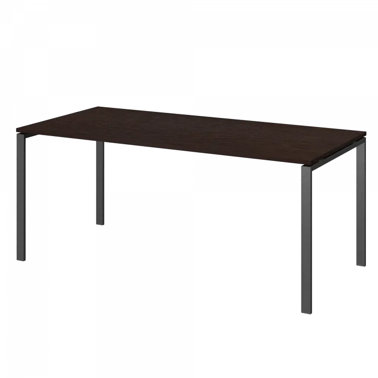 Стол на металлокаркасе для заседаний АМ-0058 Дуб венге/Антрацит 1800x850x760 Арго-М