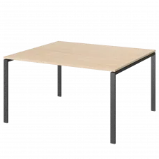 Стол переговорный на металлокаркасе АМП-005.123 Бук/Антрацит 1800x1236x760 Арго-М