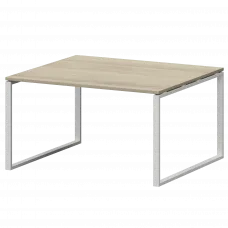 Стол переговорный на металлокаркасе СМСП-О-18.123.Пр25 Кронберг/Белый 1800x1236x750 Смарт