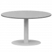 Стол круглый АМ-Д120 Серый/Белый 1200x1200x760 Арго-М