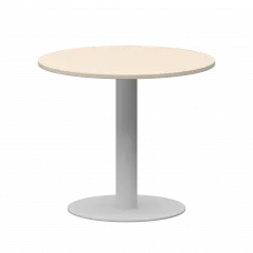 Стол круглый АМ-Д90 Бук/Белый 900x900x760 Арго-М