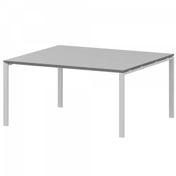 Стол переговорный на металлокаркасе АМП-005.123 Серый/Белый 1800x1236x760 Арго-М