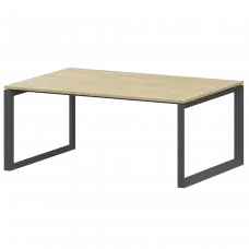 Стол переговорный на металлокаркасе НТМП.О.160.11 Баттл Рок/Антрацит 1600x1100x750 Аргентум-МП