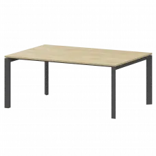 Стол переговорный на металлокаркасе НТМП.П.160.11 Баттл Рок/Антрацит 1600x1100x750 Аргентум-МП