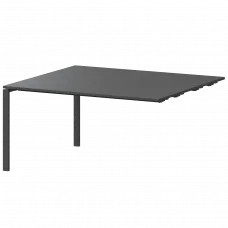 Модуль стола переговорного АМЭ-003.123 Антрацит/Антрацит 1400x1236x760 Арго-М