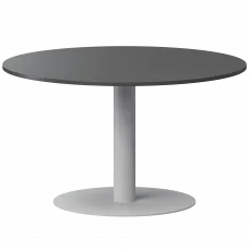 Стол круглый АМ-ДУ120 Антрацит/Белый 1200x1200x760 Арго-М