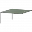 Модуль двойной на 2 рабочих места АМБЭ-002 Тайга/Белый 1200x1496x760 Арго-М