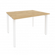 Onix Стол переговорный O.MP-PRG-1.2 Тиквуд Светлый/Металл Белый 1180*980*750