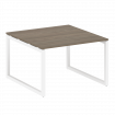 Metal System Quattro Переговорный стол (1 столешница) на О-образном м/к 50БО.ПРГ-1.2 Вяз Благородный